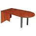 Alera VA27B7236MC - Valencia D-Top Desk Shell w/Two Legs, Medium Cherry