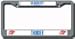 Oklahoma City Thunder License Plate Frame (Chrome Metal)