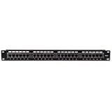 24 Port Cat 6 Patch Panel w/RJ-45 110 Punch