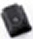 Cordura Single Speedloader Case - Snap Black Single Speedloader Pouch, Black