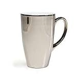 La Cafetiere Titanium Latte Cup and Saucer, Two Piece Set