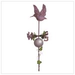 Hummingbird Weathervane With Gazing Ball - Bits and Pieces Gift Store