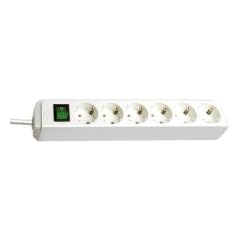 Brennenstuhl ECO Line Steckdosenleiste (6-fach, 1,5 m) wei�