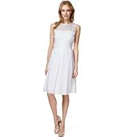 Pure Cotton Broderie Fit & Flare Prom Dress
