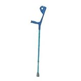 Drive Medical Euro-Style Lightweight Aluminum Forearm Crutch for Adult, Blue - 1 Pair