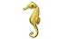 Clearly Charming Seahorse (Yellow) Silver and Enamel Pin