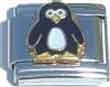 Clearly Charming Penguin Animal Italian Charm Bracelet Link