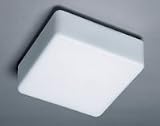 Besa Lighting Series 888 Opal Matte 9-Inch Square Flush Mount Ceiling Light