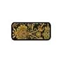 Black Chariot Medium Home Mat for Kitchen, Bath, Entry