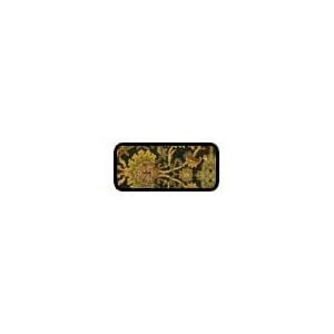 Black Chariot Medium Home Mat for Kitchen, Bath, Entry by 