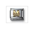 Gemini Clear Classic CZ, Italian Charm by Nomination Charms