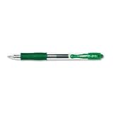 Pilot 31005 Pilot G2 Retractable Gel Ink Roller Ball Pen, Clear Brl, GN Ink, Extra Fine Pt, Box of 12
