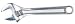 Westward 1NYA2 Adjustable Wrench, 15/16 In Jaw Cap, 6 In