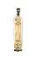 Egyptian Cartouche Pendant with "FRIEND" in Ancient Egyptian Hieroglyphics - Solid Style- in Gold, Sterling Silver, or Sterling Silver with Gold Symbols