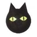 Black Cat Antenna Ball Topper