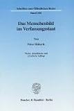 Produkt-Bild: Das Menschenbild im Verfassungsstaat