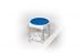 Driver Medical Bath Stool With Padded Rotating Seat, White with Blue Seat