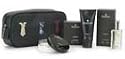 Pecksniff's Men's Fine Fragrance - Oriental Woody Travel Case 4 Set Includes: 3.38 oz Eau de Toilette Spray + 6.76 oz Shower Gel + 6.76 oz Shave Cream + Men's Toiletry Kit