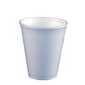 20 Thermobecher, EPS 0,3 l � 8,7 cm � 11 cm weiss Einwegbecher f�r hei�e Getr�nke