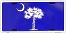 South Carolina State Flag License Plate