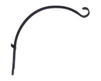 Panacea89416 Forged Curved Hook, Black, 16-Inch