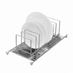 American Standard 7352.100.340 Culinaire Small Steel Dish Rack in Silver