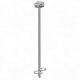 Double Head Anchor, 5 8 x 48 by Tie Down Engineering