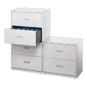 HON(R) 400, 30in. Wide Lateral File, 2 Drawers, 28 3/8in.H x 30in.W x 19 1/4in.D, Putty