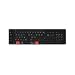 KB Covers Lightroom Keyboard Cover for Apple Ultra-Thin Keyboard with Num Pad, Clear with Color Buttons