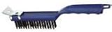 Wire Brush and Scraper Plastic Handle
