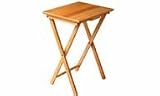 WOODEN TV TABLE