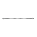 body coach Curlstange Sternverschlu�, silbern, 8.0x8.0x120.0cm