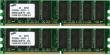 Samsung 1GB Kit 2 x 512MB 184 Pin DIMM Factory Original Modules PC3200 CAS 3.0 DDR 400MHz