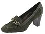 Bandolino Giovanna | Women's Slip-on Dress Shoes Dark Green/Dark Green Suede