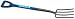 Kitchen & Housewares : CARBON STEEL BORDER FORK