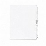 80000 Series Legal Exhibit Index Dividers, 1/25 Cut Tab Printed 23, 25/Pack