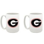 Georgia Bulldogs Two Mug Set