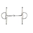 Gag snaffle, stainless steel, 13mm - 13.5cm (5.4inch)
