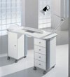 Hive - nail station vented (double) white / aluminium