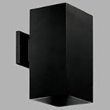 Progress Lighting Aluminum Squares White 6,, One-Light Wall Bracket - P5643-30