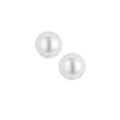5mm White Faux Pearl Blomdahl Titanium Earrings