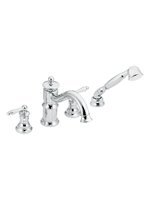 Moen Showhouse TS213 Waterhill Two handle Roman tub with built-in hand shower diverter, Chrome