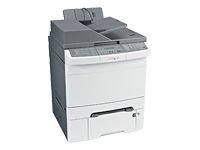 Lexmark X544dtn - Multifonction (télécopieur / photocopieuse / imprimante / scanner) - couleur - laser - copie (jusqu'à) : 23 ppm (mono) / 23 ppm (couleur) - impression (jusqu'à) : 23 ppm (mono) / 23 ppm (couleur) - 900 feuilles - 33.6 Kbits/s - Hi-Speed USB, 10/100 Base-TX, hôte USB - CA 230 V