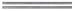 Westward 2YNG9 Steel Rule, Flexible, 12 In, 50/100/0.5/1mm
