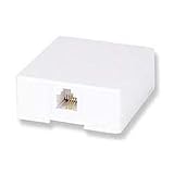 External Phone Jack 6P4C, White