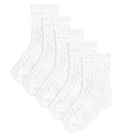 5 Pairs of Cotton Rich Pelerine Socks