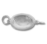Art and Craft - Bracelet Syle Sterling Silver Plain Oval Picture Frame