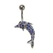 Sterling Silver Belly Ring Dolphin Sterling Silver Belly Ring Dolphin