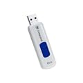 Transcend JetFlash 530 Hi-Speed Series, 64 GB, USB 2.0, 63.1 mm, color azul/blanco,