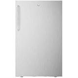 Summit 20 Stainless Steel Towel Bar Handle Refrigerator